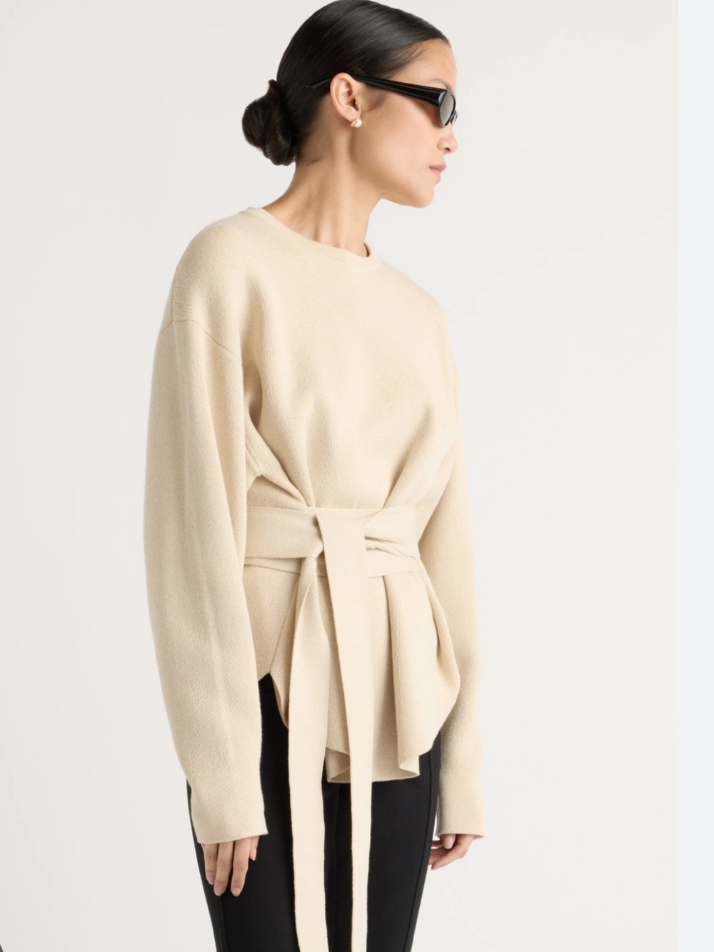 Modern Citizen Nara Tie-Front Sweater